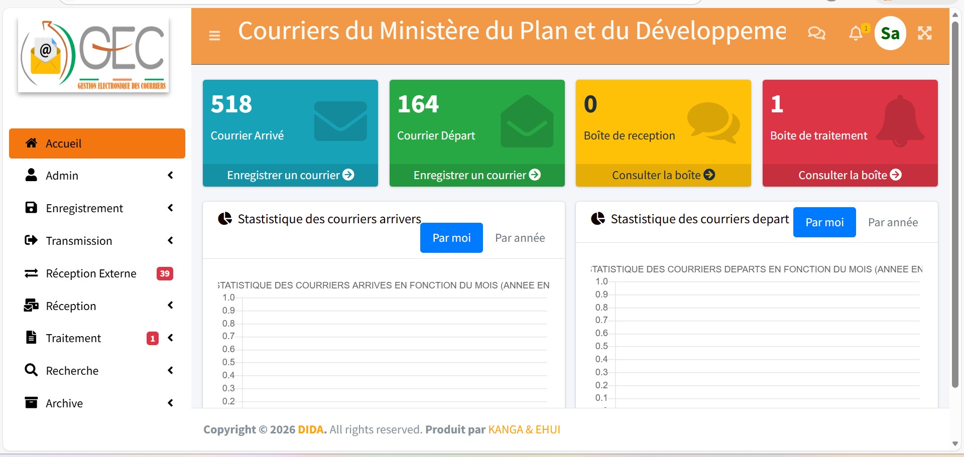 Direction des Systèmes d'Information et de la Digitalisation